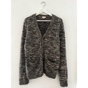 Large Men’s Wool Blend Club Monaco Cardigan